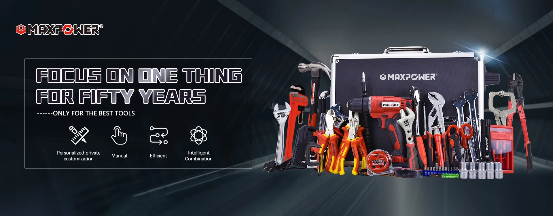 Maxpower produces professional quality of Adjustable wrenches, Pipe wrenches, Bolt cutters, Locking pliers, Sockets and its accessories, Ratchet wrenches, Hex key, tool kits, Combination Wrenches, Aviation Snips, F-clamps, C-clamps, Water pump pliers, Swedish pipe wrench, Slip joint pliers